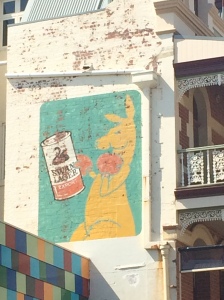 Old Swan Lager ad, Fremantle, WA